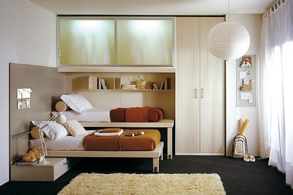 两床房间设计效果图图片